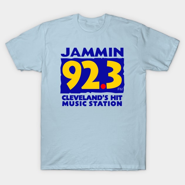 Cleveland Jammin 92.3 WZJM FM Radio Hits T-Shirt by carcinojen